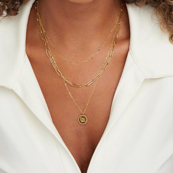 Collier pendentif Janie Kerroksellinen Coin