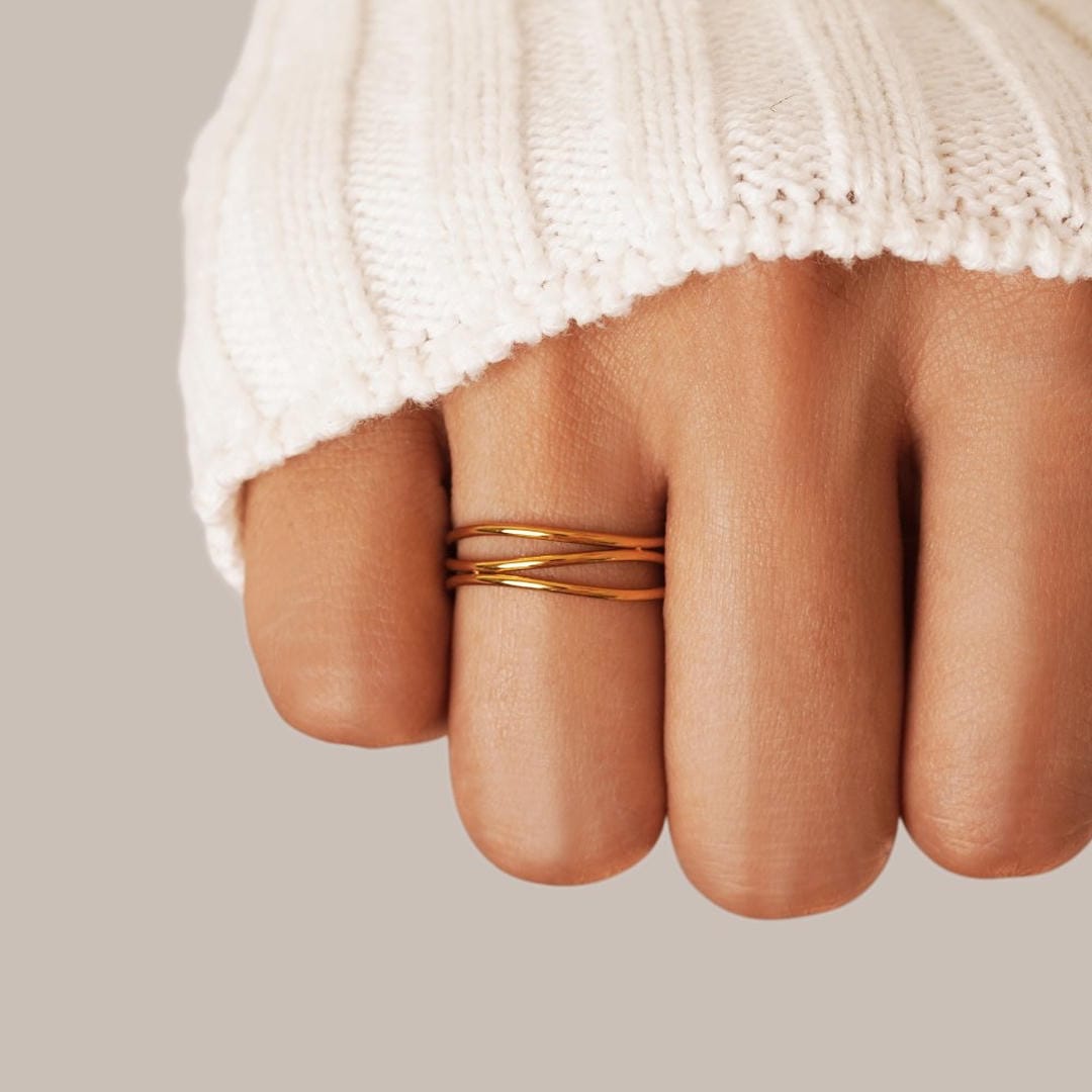 Bague Ikuisuus Loop en Or