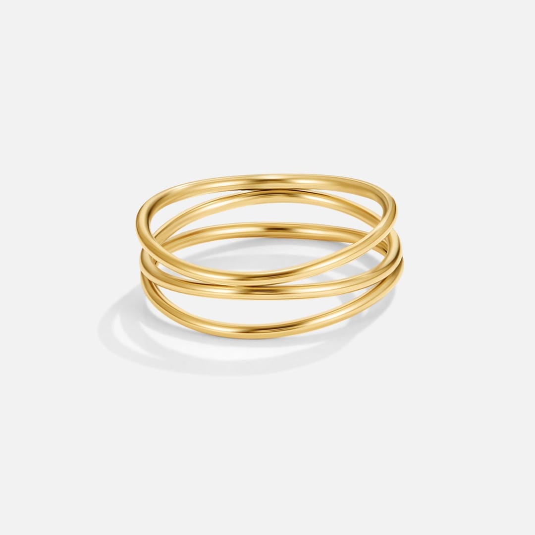 Bague Ikuisuus Loop en Or
