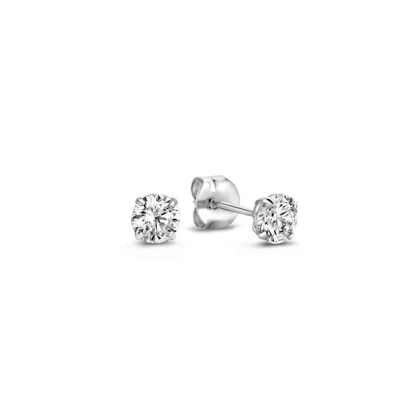 Larmes™ | Puces d'oreilles pierre dorées