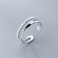 Bague en zircon cubique réglable