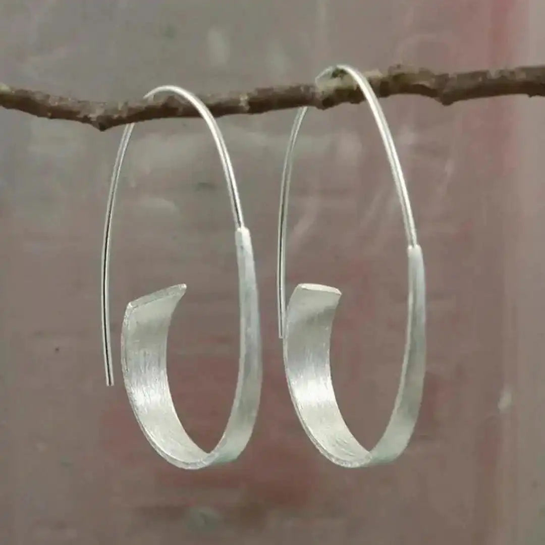 Boucles d'oreilles spirales vintage