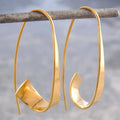 Boucles d'oreilles spirales vintage