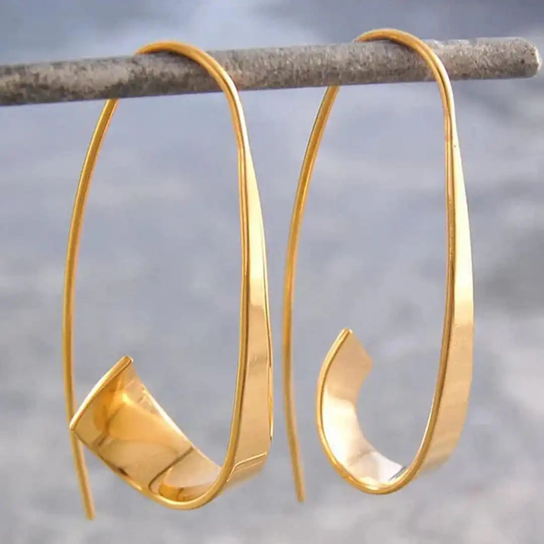 Boucles d'oreilles spirales vintage