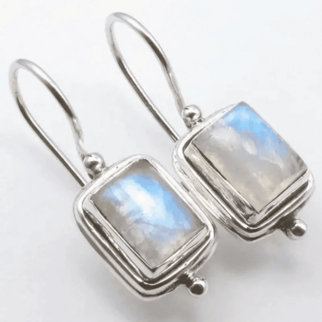 Boucles d'oreilles en pierre de lune Neliö