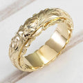 Bague fleur en or antique | or