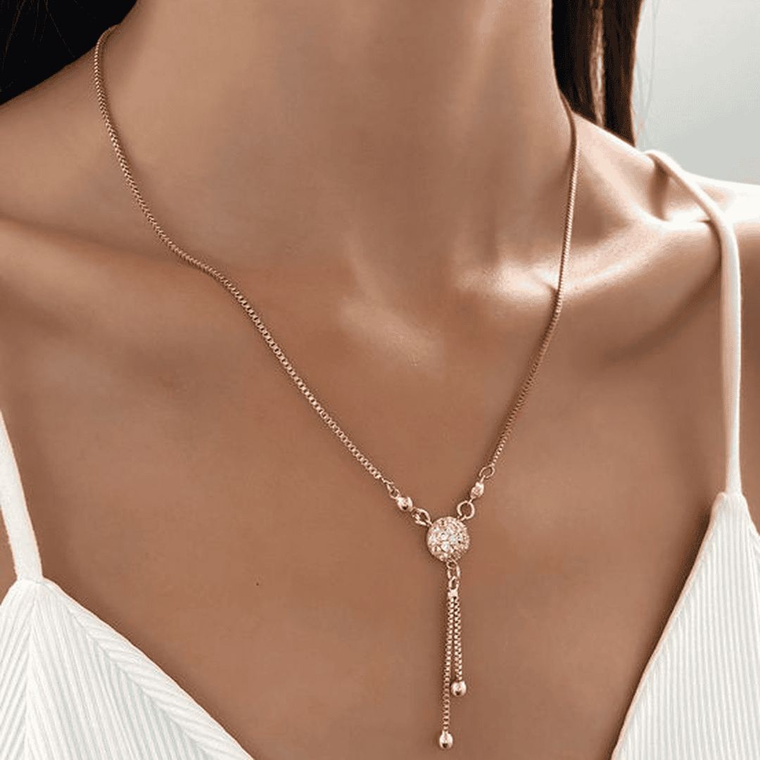 Collier pendentif vintage en or