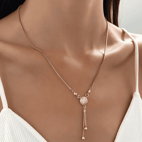 Collier pendentif vintage en or
