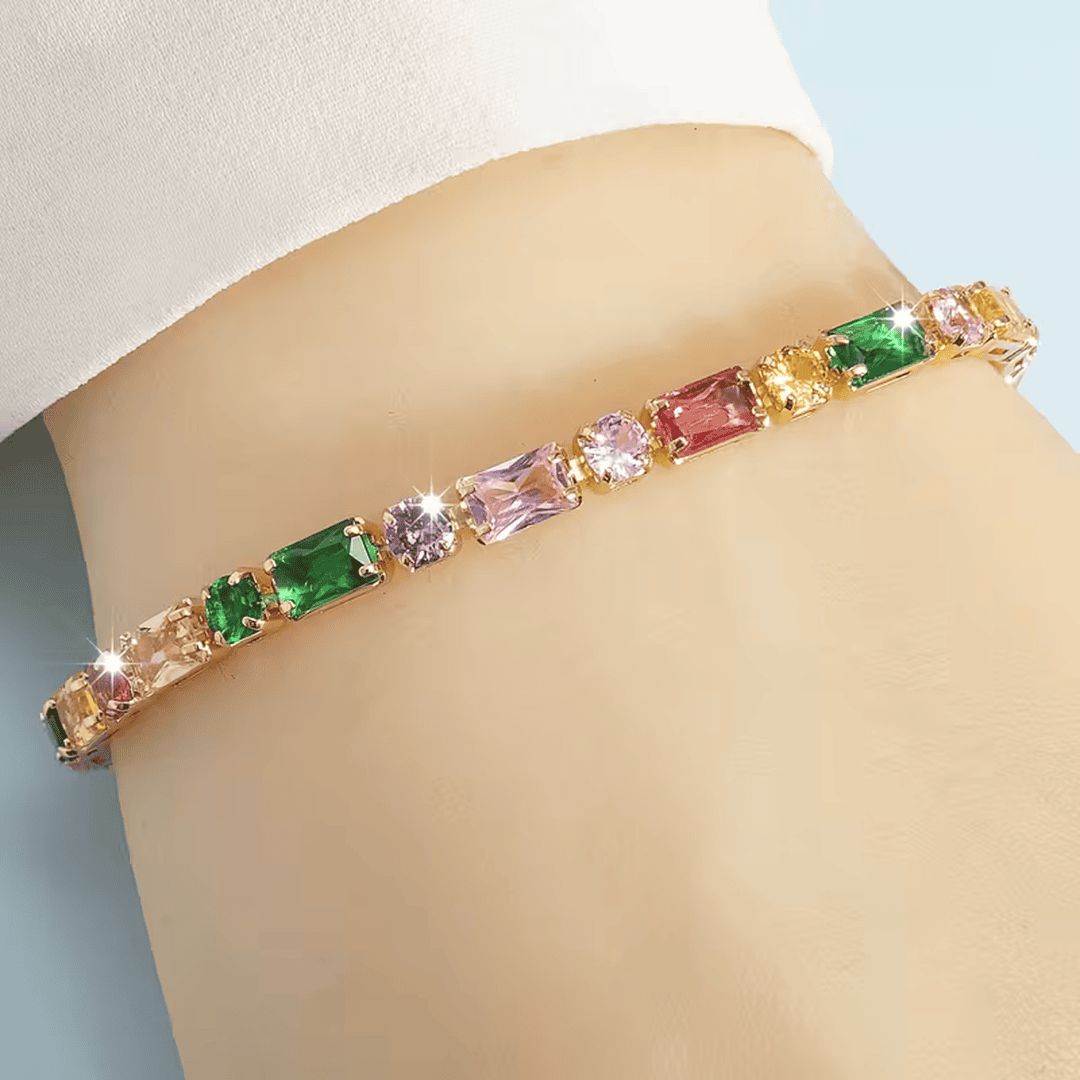 Bracelet Radiance en Cristal Émeraude