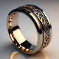 Bague infini dorée vintage