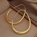 Boucles d'oreilles en anneau en or antique | or