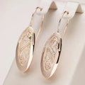 Boucles d'oreilles en forme de goutte Radiance dorées