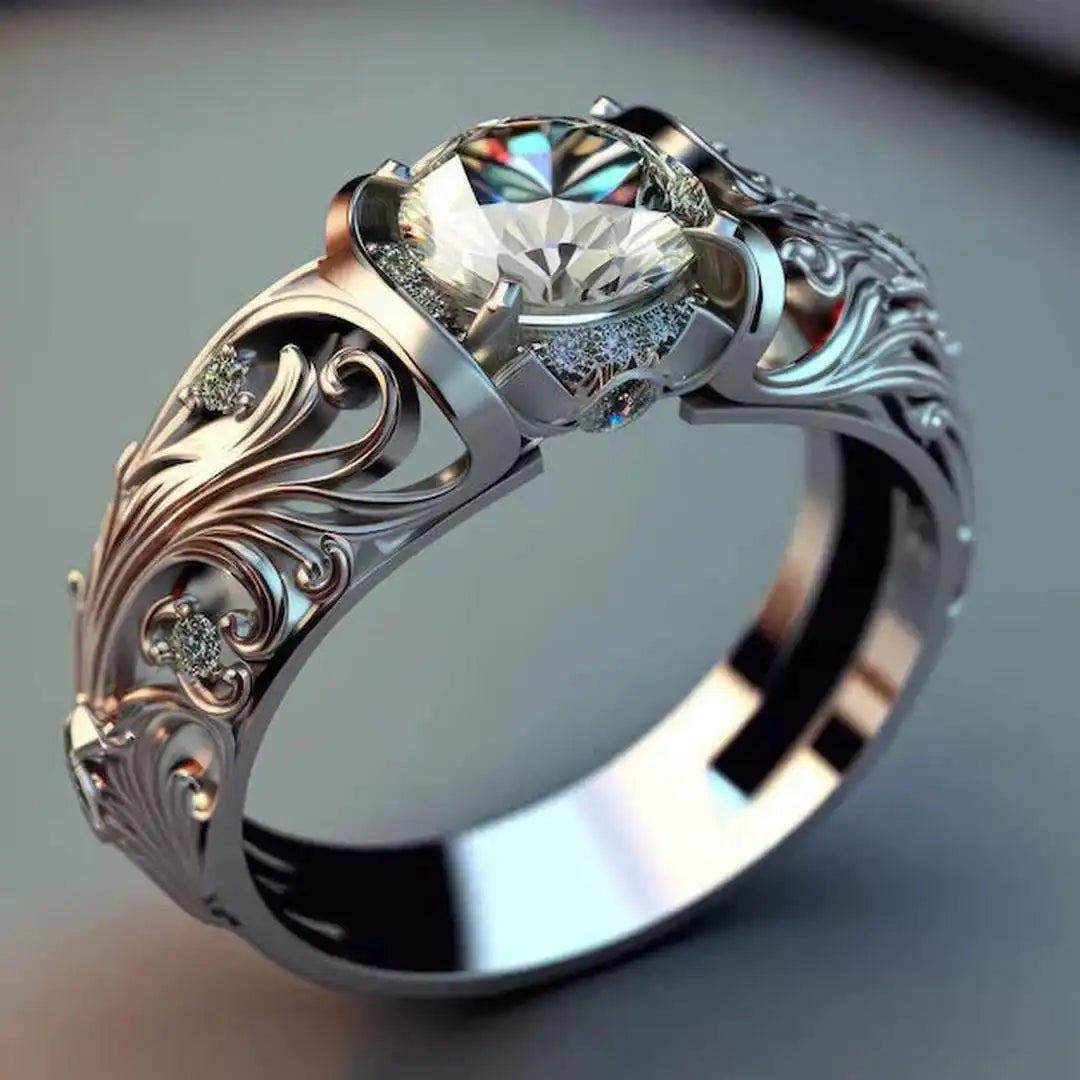 Bague en Cristal Élégante