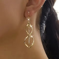 Boucles d'oreilles spirale rayon de soleil | or
