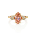 Bague Accent Cristal Fleurie Markiisi