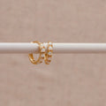 Boucles d'oreilles Huggie en Opale Dorée