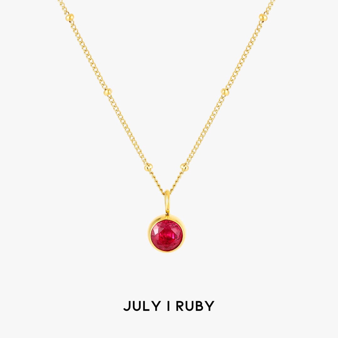 Collier en pierre précieuse Luminous Circle