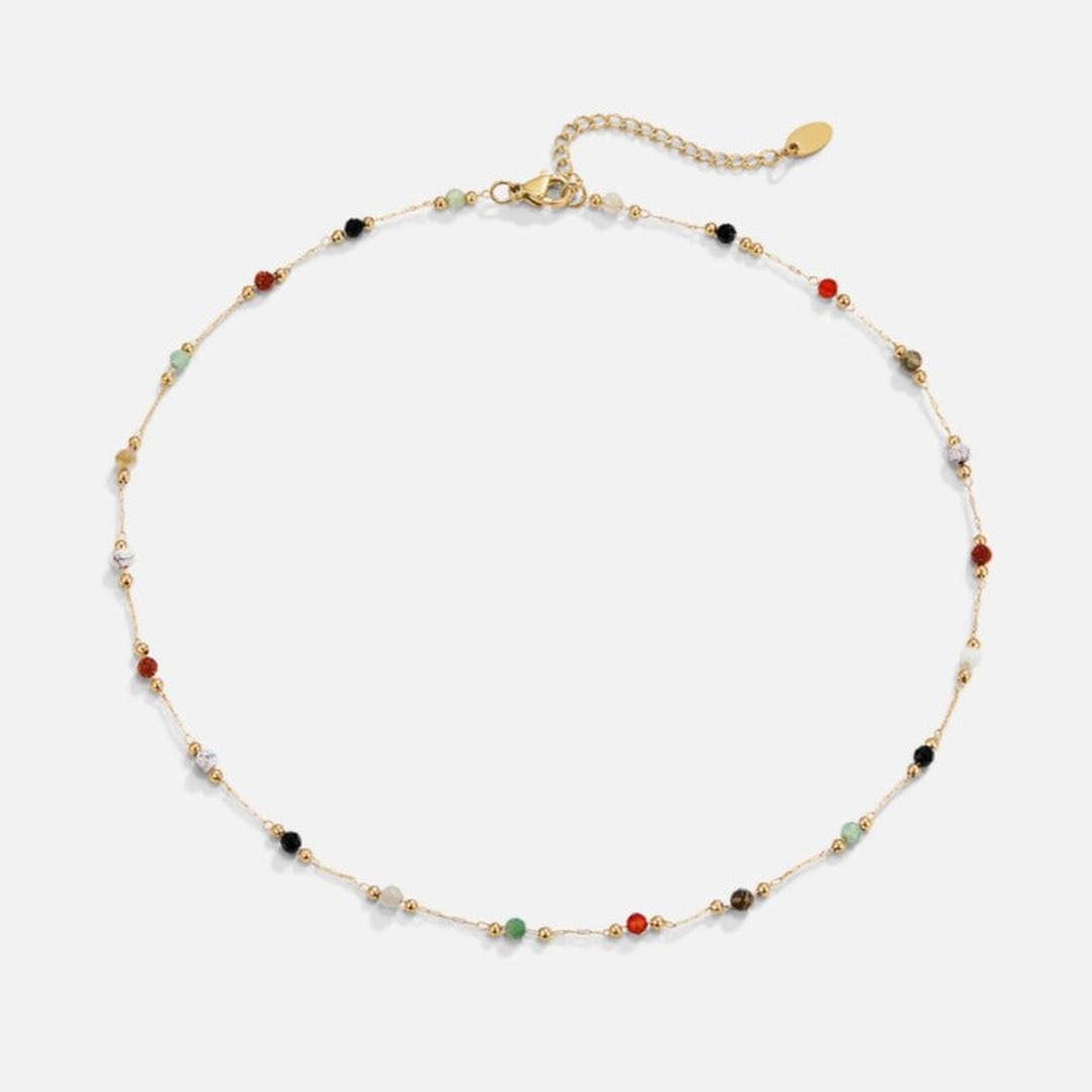 Collier en pierres précieuses colorées Aria