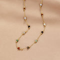 Collier en pierres précieuses colorées Aria