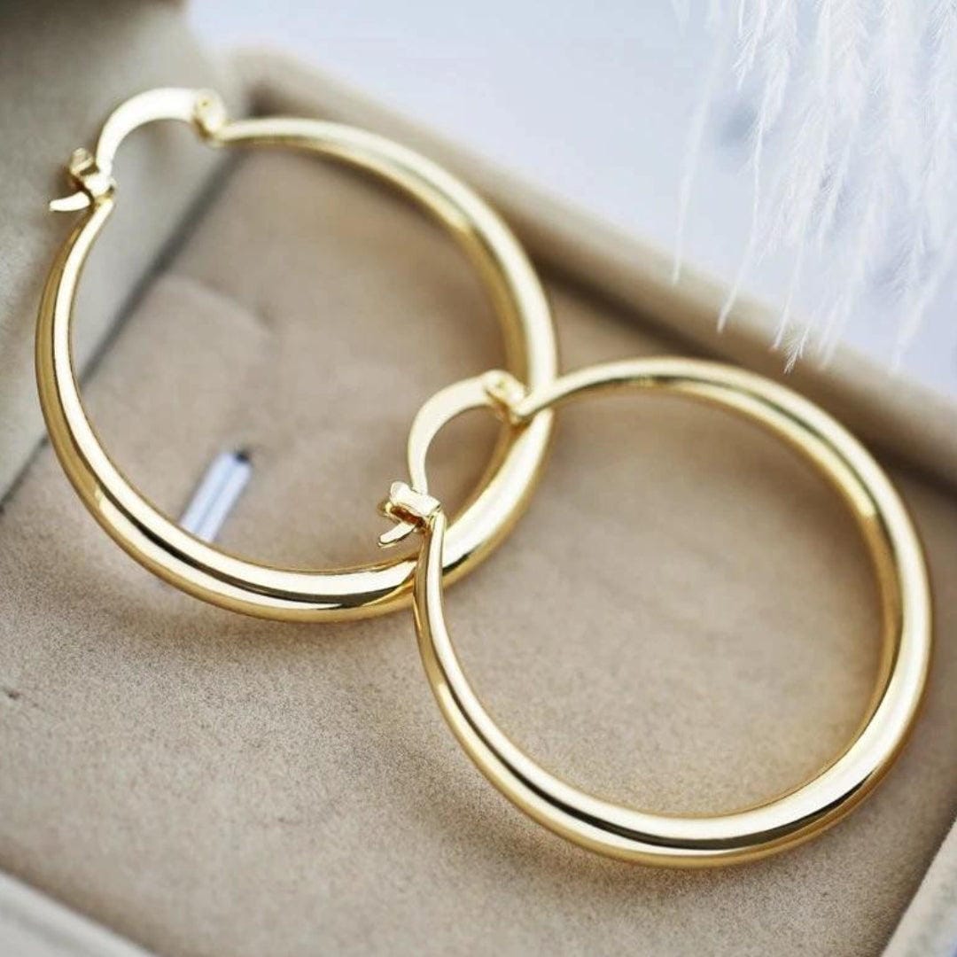 Bague dorée grande scintillante