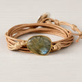 Bracelet en cuir Jalokivi Wrap