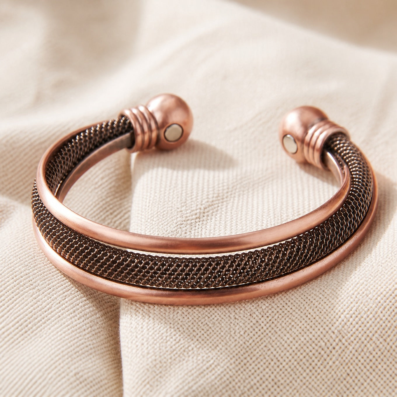 Bracelet en cuivre Cairn ancien