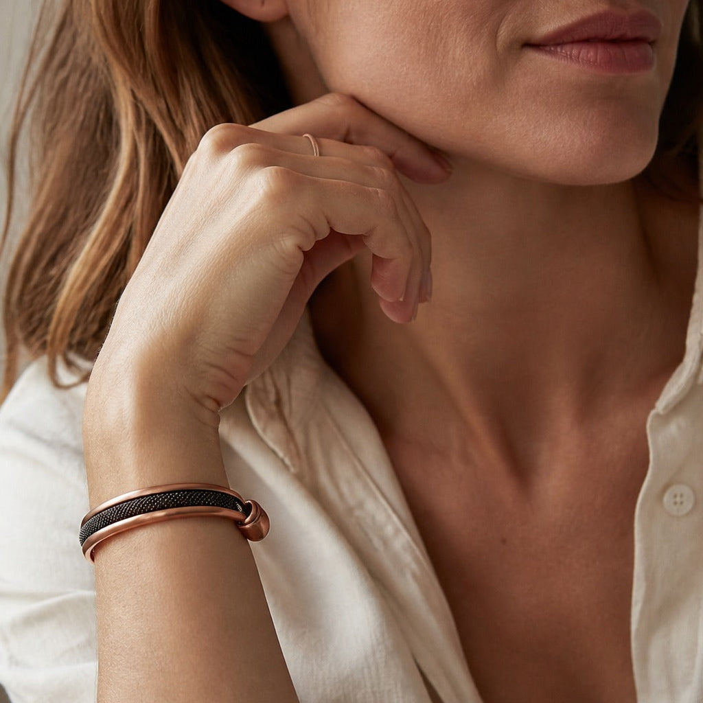 Bracelet en cuivre Cairn ancien