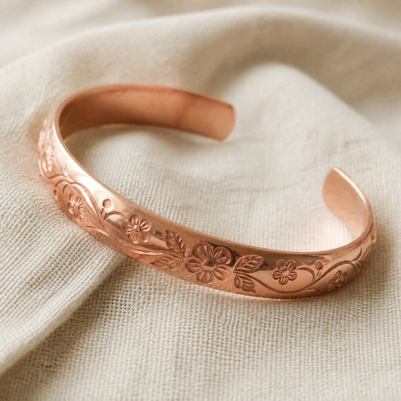 Bracelet en cuivre Héritage de Fleur
