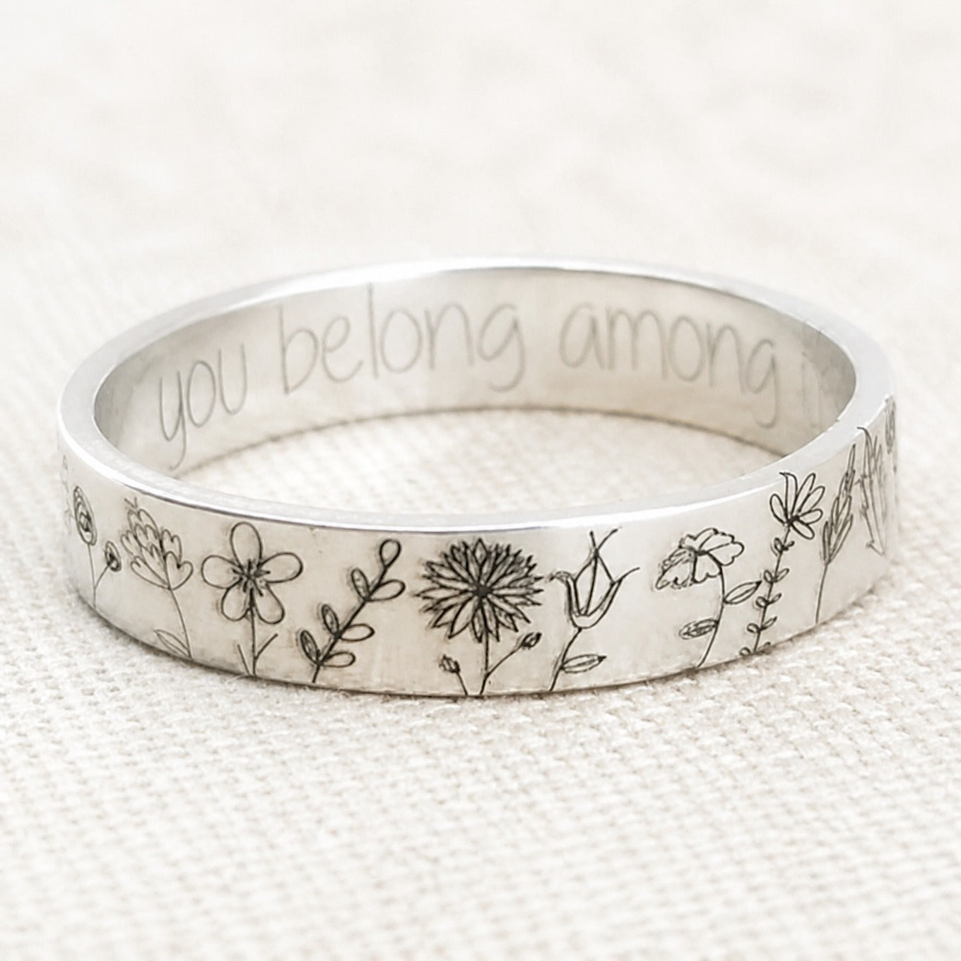Bague en Argent Minimaliste