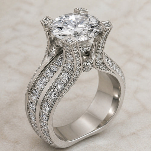 Bague Cristal Luxe Éblouissante