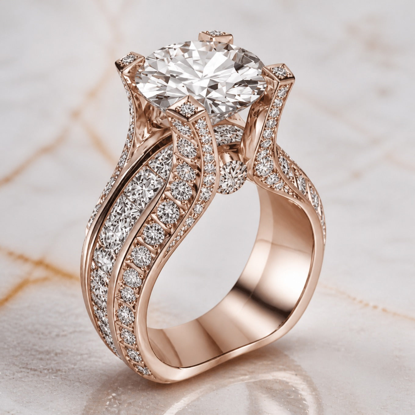 Bague Cristal Luxe Éblouissante
