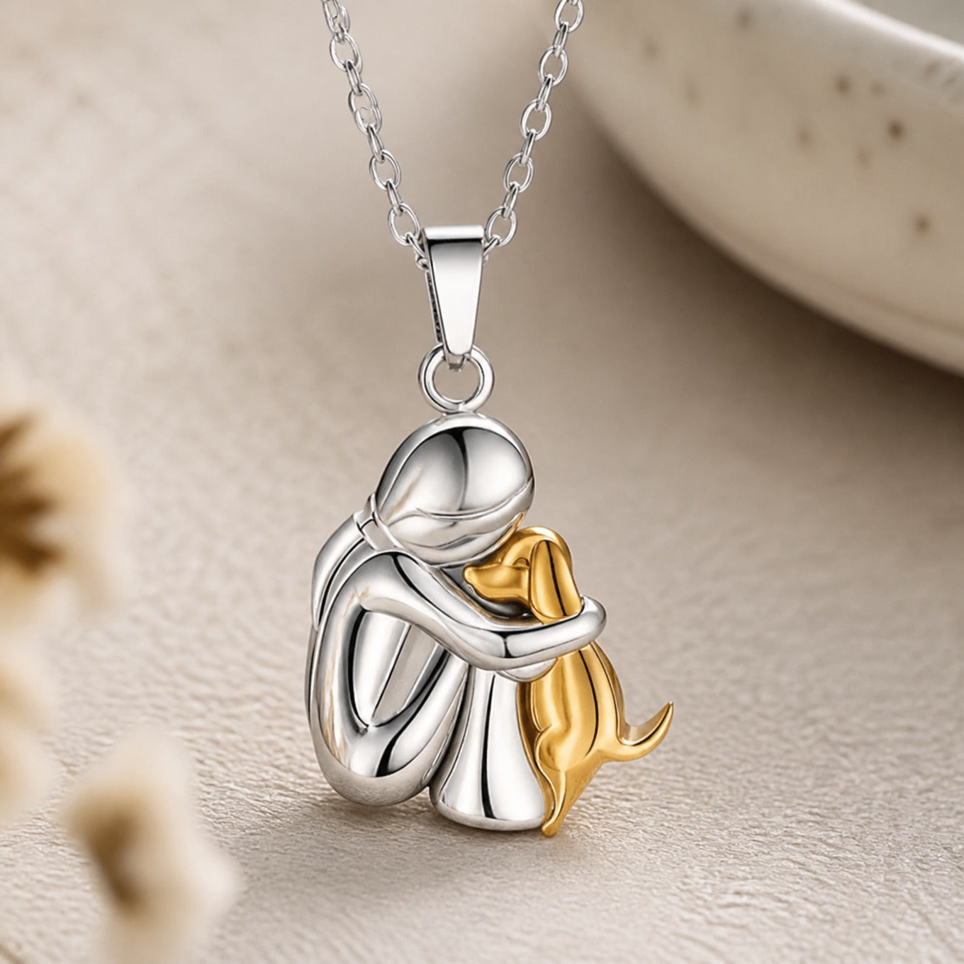 Collier Pendentif Bond Éternel