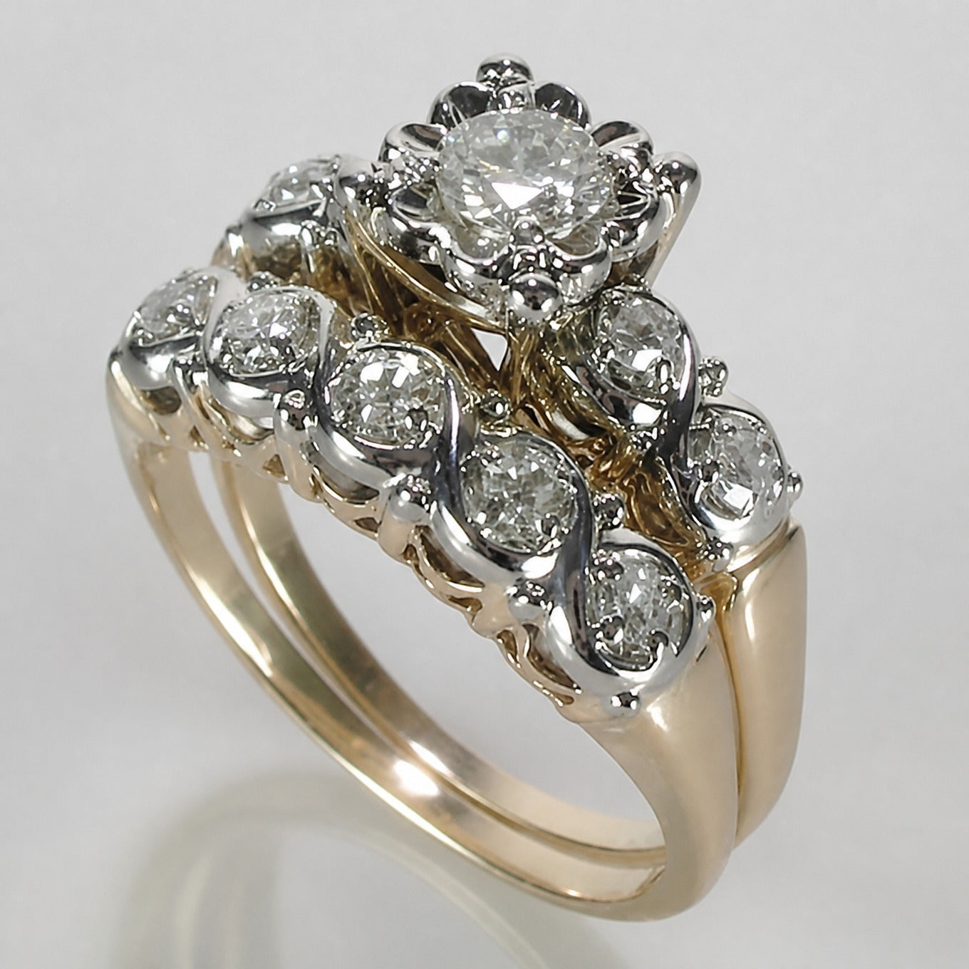 Bague Vintage en Or Brillant