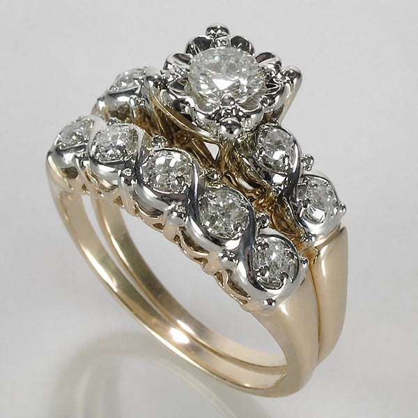 Bague Vintage en Or Brillant