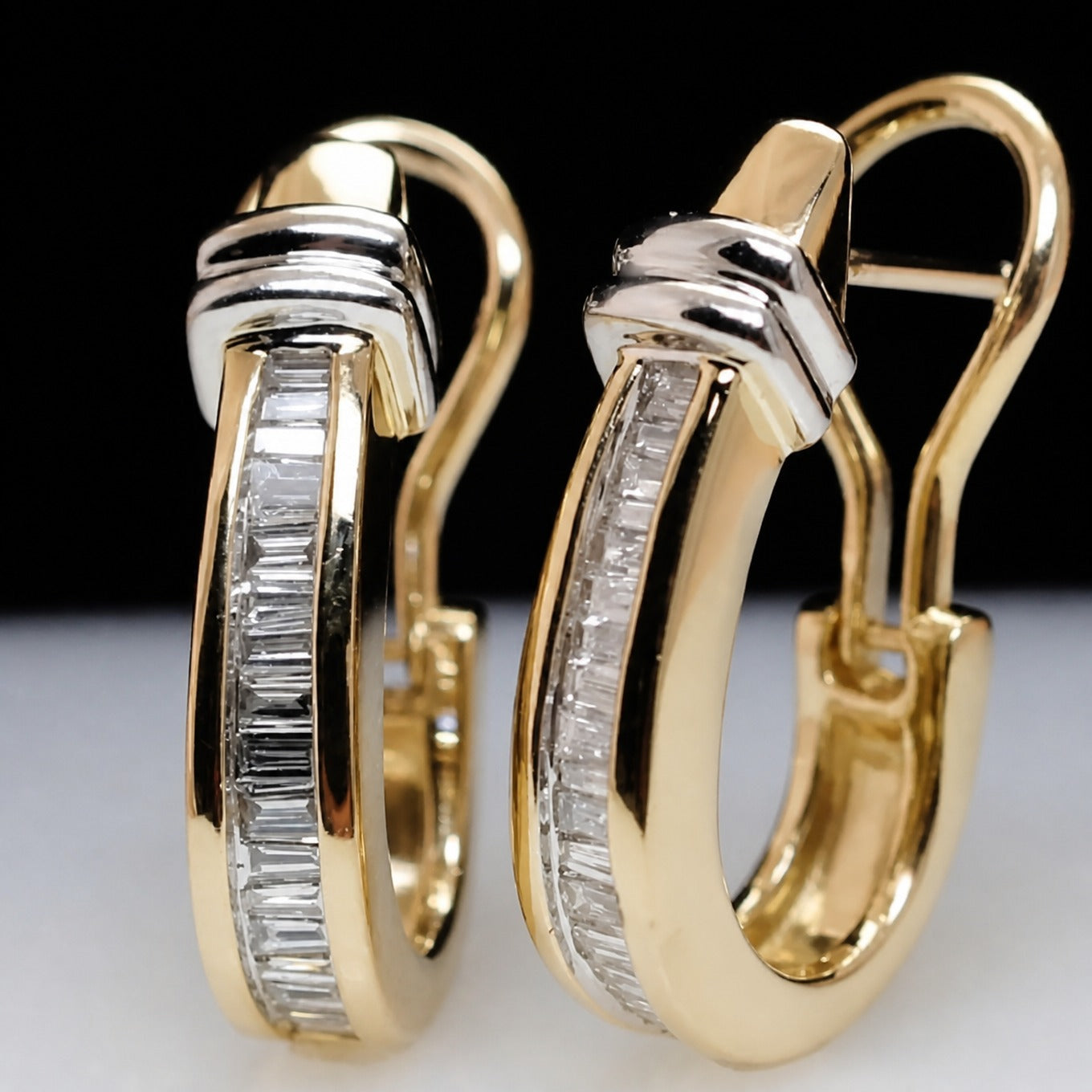 Boucles d'oreilles en or vintage Timantti