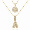 Collier Pavé Lettre Initiale
