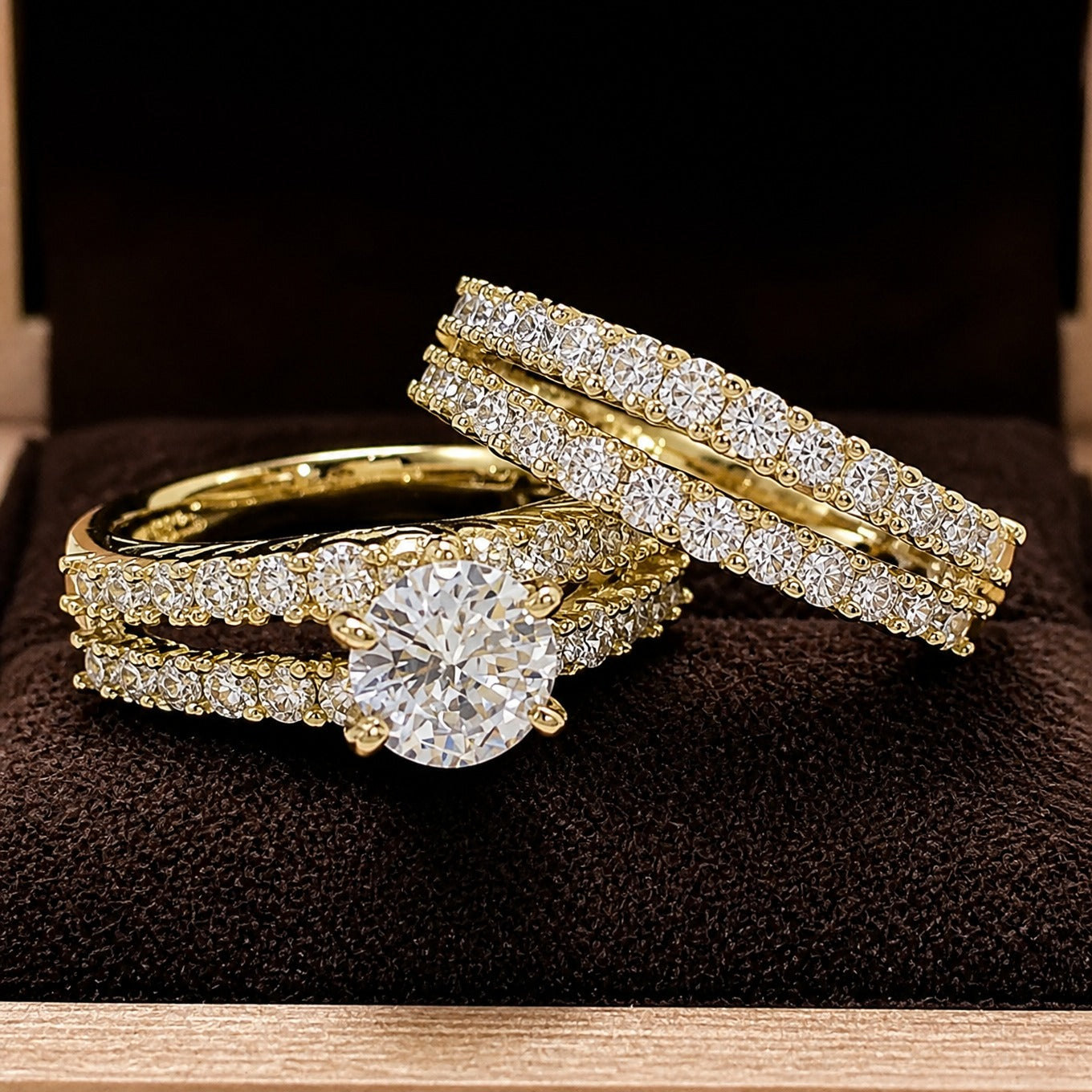 Ensemble de Bagues Ikuinen Radiance Diamant