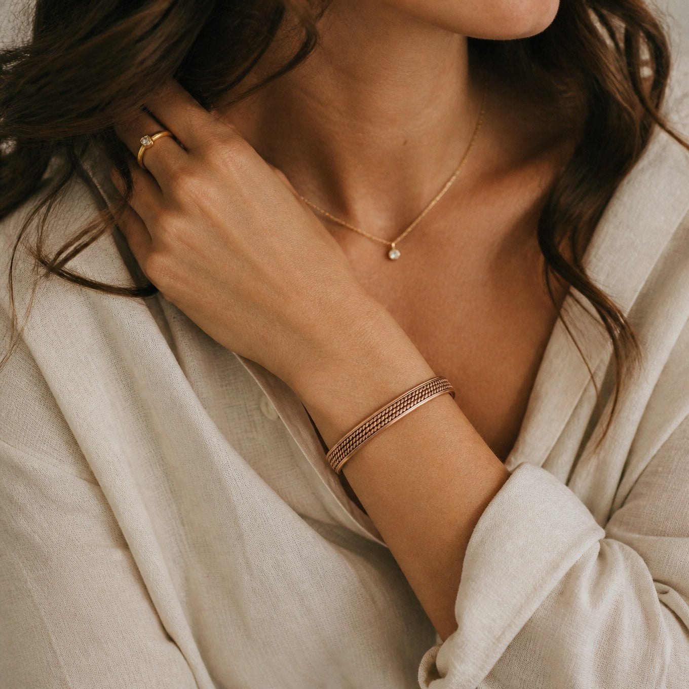 Bracelet Azuuri Aalto Cuivre