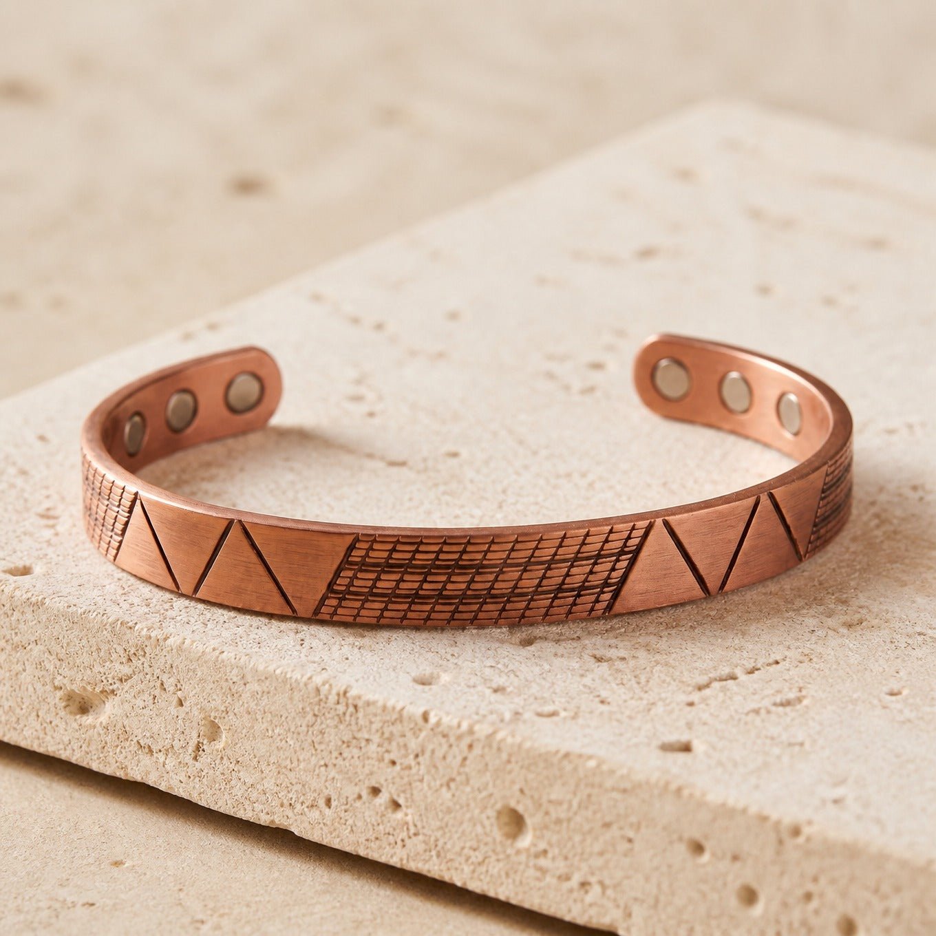 Bracelet en cuivre Crest Radiance