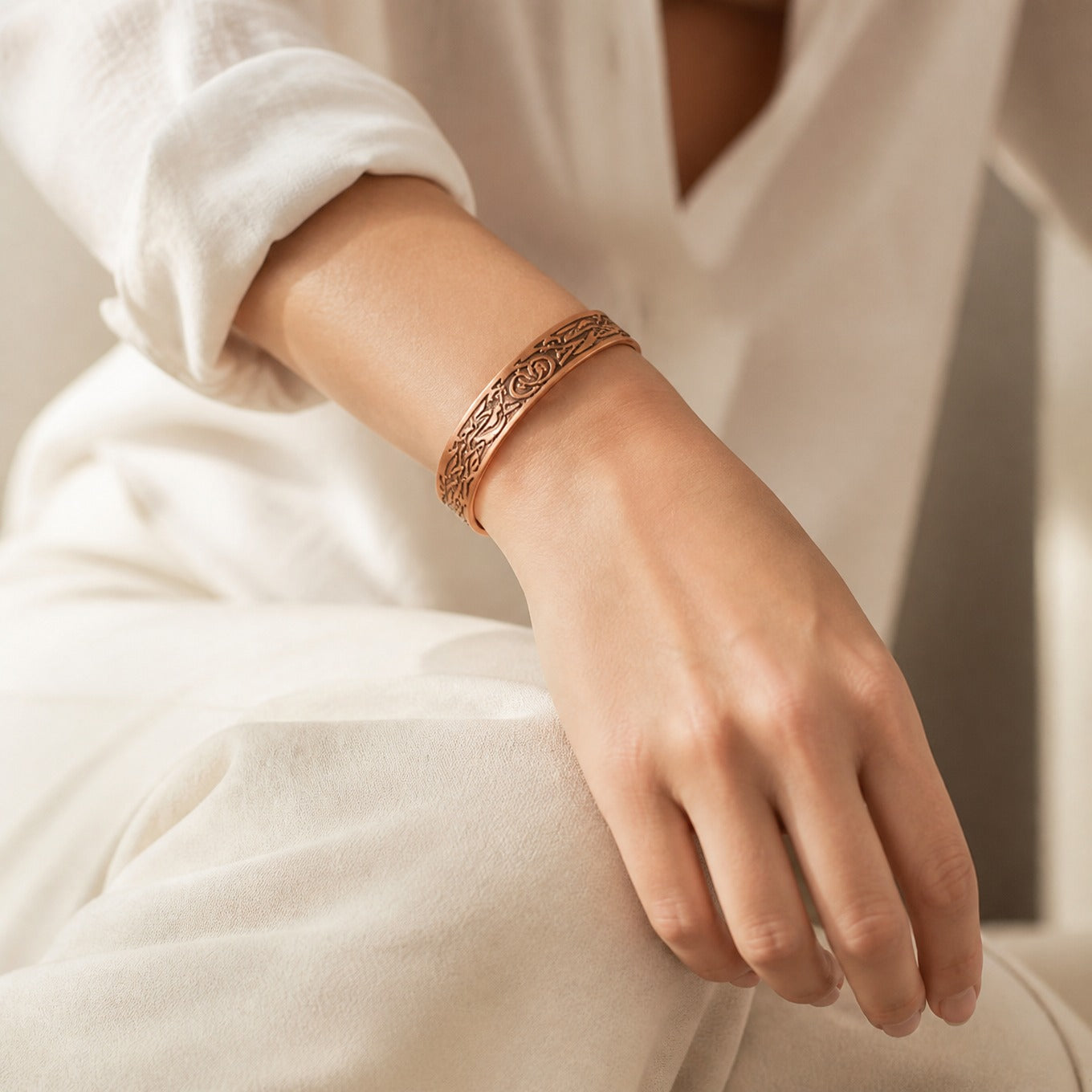Bracelet en cuivre Metsä Moss