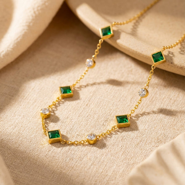 Collier Amelisse Glenwyn Smaragdi
