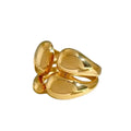 Bague empilable bicolore Or Argent
