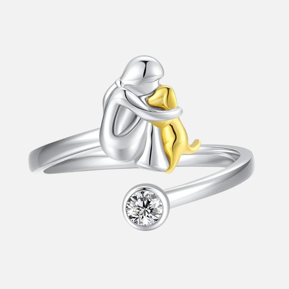 Bague pour homme en argent sterling 925 avec zircon, réglable et fabriquée à la main