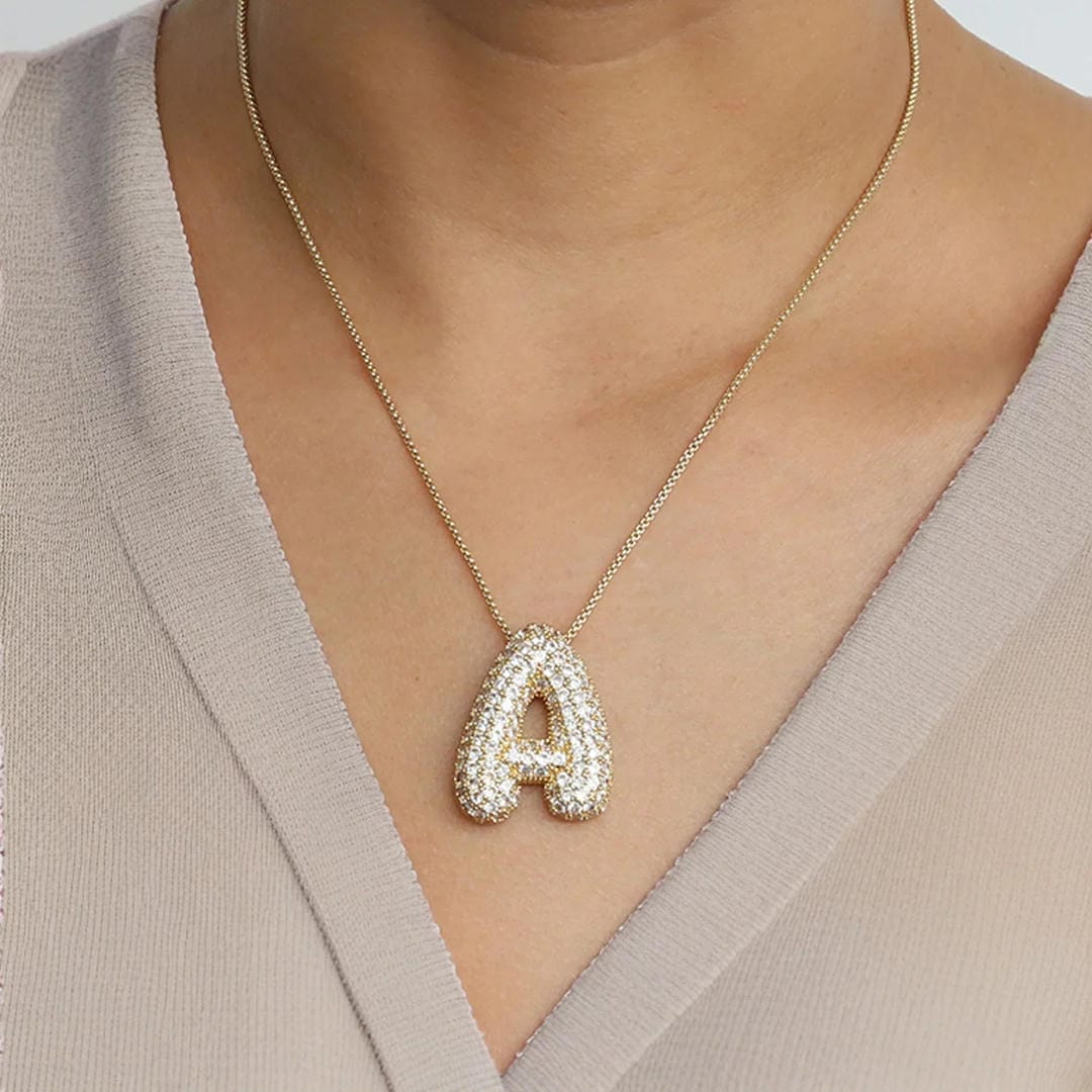 Collier en Cristal Initial Bubble