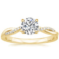 Bague en diamant Jane torsadée