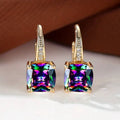 Boucles d'oreilles en pierre mystérieuse