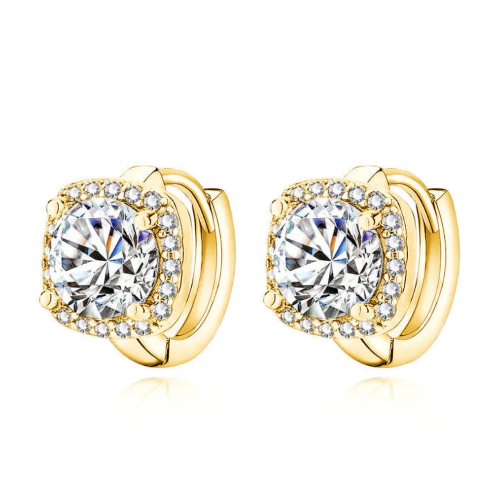Boucles d'oreilles carrées Nadine