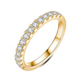 Bague en ruban étreinte en diamant