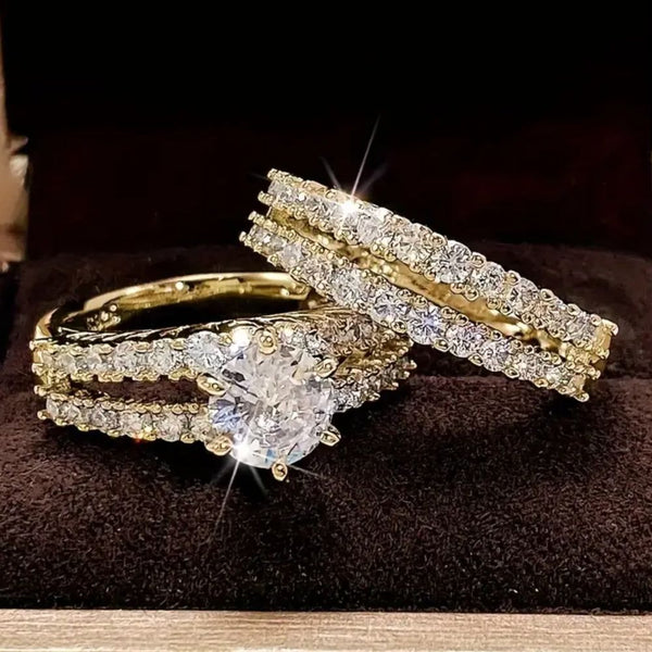 Bague en diamant rayonnement éternel