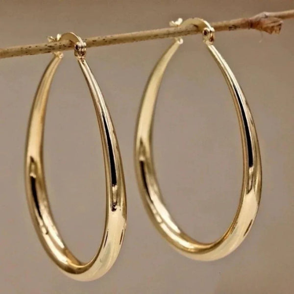 Boucles d'oreilles en anneau Kulta Élevées